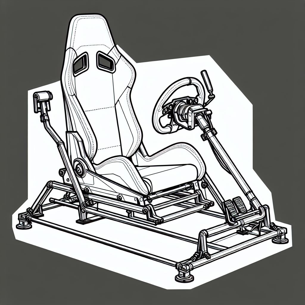 Racing sim rig thumbnail Draai-in Kabelclip voor 4040 Aluminiumprofielen