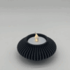 flaming movie 6151935695626 Ribbed Glow Waxinelichthouder