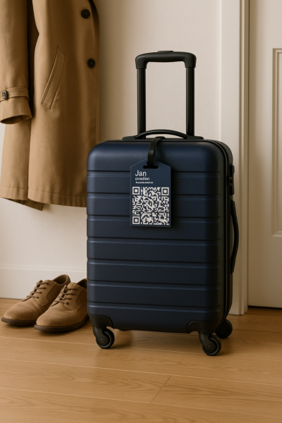 SmartLuggage Tag – gepersonaliseerd bagagelabel met QR-code