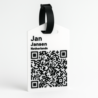 SmartLuggage Tag – gepersonaliseerd bagagelabel met QR-code
