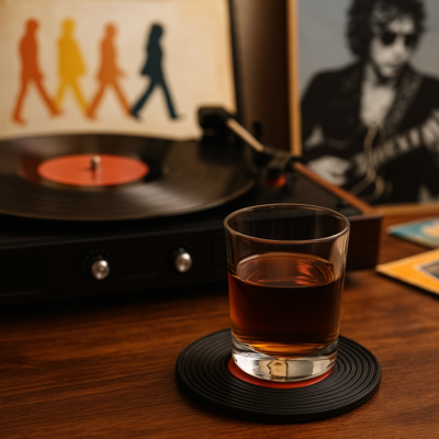 LP Vinyl Look Onderzetters
